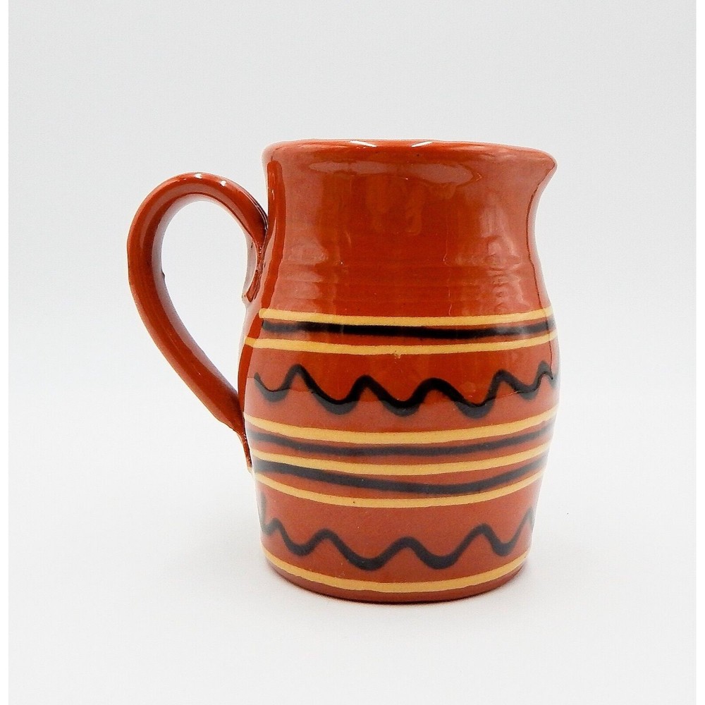 Rowe Pottery Works Creamer Pitcher Jug Old Salem Collection Signed KZ 1993